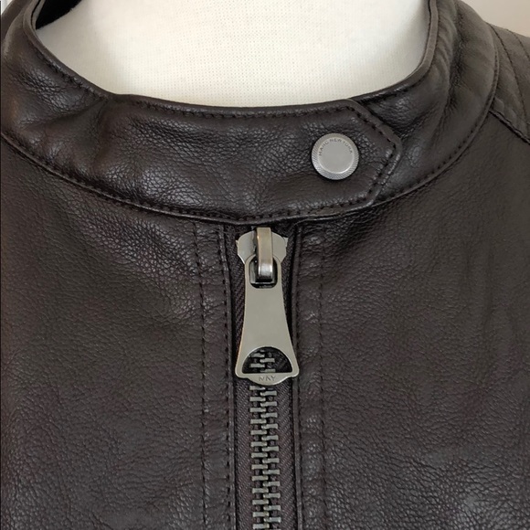 Marc New York Faux Leather Bomber - Picture 2 of 4